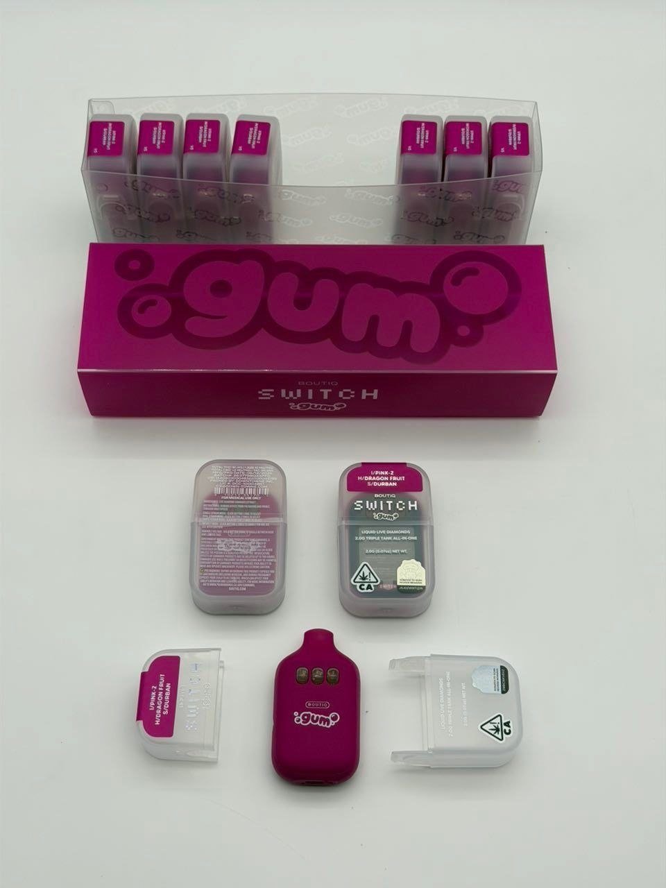 Boutiq Switch GUM Edition – 2G Disposable Vape - Image 2